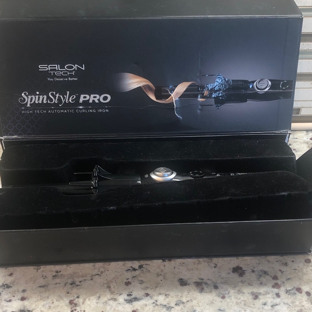 Brand New Salon Tech You Deserve Better SpinStyle Pro High Tech Curling Iron